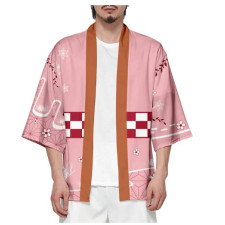 Demon Slayer Nezuko Kemado Costume - Kimono Jacket Nezuko Kemado Cosplay