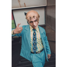 Jojo's Bizarre Adventure Yoshikage Kira Tie - Yoshikage Kira Cosplay Costume
