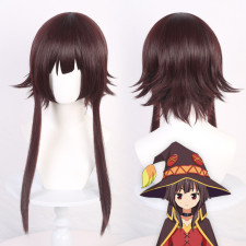 KonoSuba Megumin Wig - Megumin Costume Wig Prop