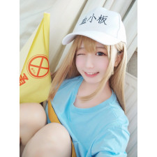 Cells At Work Platelet Wig - Platelet Cosplay Costume Wig Prop