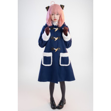 Spy × Family Anya Forger Costume - Black Coat Anya Forger Cosplay