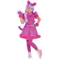 Alice in Wonderland Cheshire Cat Costume - Girls Cheshire Cat Cosplay