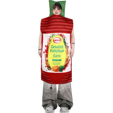 Hela Curry Ketchup Costume - Bodysuit Ketchup Bottle Cosplay