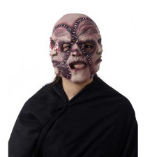 Three Stitched Faces Mask Prop - Halloween Horror Monster Cosplay Costume Mask