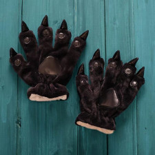 Black Monster Gloves Prop - Black Monster Costume Cosplay Prop