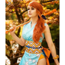 One Piece Nami Wig - Reunion After Two Years Nami Cosplay Costume Wig Prop