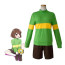 Undertale Chara Costume - Green Shirt Shorts Chara Cosplay
