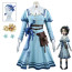 Identity V Doctor Eternal Flower Skin Costume - Blue Dress Set Doctor Eternal Flower Skin Cosplay