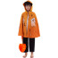 Kids Halloween Costume - Orange Cape Hood Halloween Cosplay
