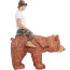 Riding Brown Bear Inflatable Costume - Riding Brown Bear Cosplay