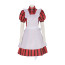 The Boy And The Heron Kiriko Maid Costume - Red Dress Apron Set Kiriko Cosplay