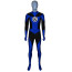 Green Lantern Blue Lantern Hal Jordan Costume - Black Back Side Bodysuit Blue Lantern Cosplay