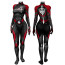 Marvel Rivals Invisible Woman Costume - Black Red Bodysuit Invisible Woman Cosplay