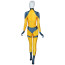 Marvel Ultimate Alliance 3 Crystal Crystalia Amaquelin Costume - Yellow Bodysuit Crystal Cosplay