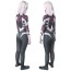 Edge of Spider-Verse Spider-Gwen Dark Purple Suit Costume - Bodysuit Hood Spider-Gwen Dark Purple Suit Cosplay