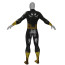 Superman Concept V4 Costume - Black And Gold Bodysuit Superman Cosplay