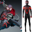 Spider-Man 2 Upgraded Suit Miles Morales Costume - Black and Red Bodysuit Upgraded Suit Miles Morales Cosplay