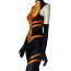 Vixen The Movie Mari McCabe Costume - Black Orange Bodysuit Vixen Cosplay