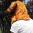 Brown Dog Furry Mask - Brown Dog Cosplay Costume Mask Prop