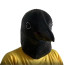 The Crow Black Bird Mask - The Crow Cosplay Costume Mask Prop