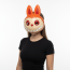 Pop Mart Labubu Mask Prop - Brown Labubu Cosplay Costume Mask