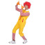 Ronald Mcdonald Costume - Jumpsuit Ronald Mcdonald Cosplay