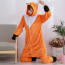 Kids Orange Fox Costume - Onesie Jumpsuit Orange Fox Cosplay