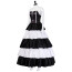 One Piece Perona Costume - Black And White Dress Hat Set Perona Cosplay