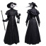 Women Medieval Plague Doctor Costume - Full Set Coat Hat Mask Plague Doctor Cosplay