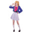 Oshi No Ko Ruby Hoshino Costume - Blue Jacket Shirt Skirt Set Ruby Hoshino Cosplay