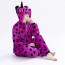 Kids Purple Polka Dot Unicorn Costume - Onesie Jumpsuit Purple Polka Dot Unicorn Cosplay