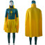Wanda Vision Vision Costume - Blue Yellow Bodysuit Cape Set Vision Cosplay