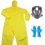 Breaking Bad Walter White Costume - Yellow Toxic Hazmat Suit Jumpsuit Breaking Bad Walter White Cosplay