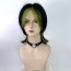 Billie Eilish Wig - Short Black Green Wig Billie Eilish Cosplay Costume