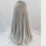 Black Pink Lisa Wig - Long Grey Full Bangs Wig Lisa Manoban Cosplay Costume