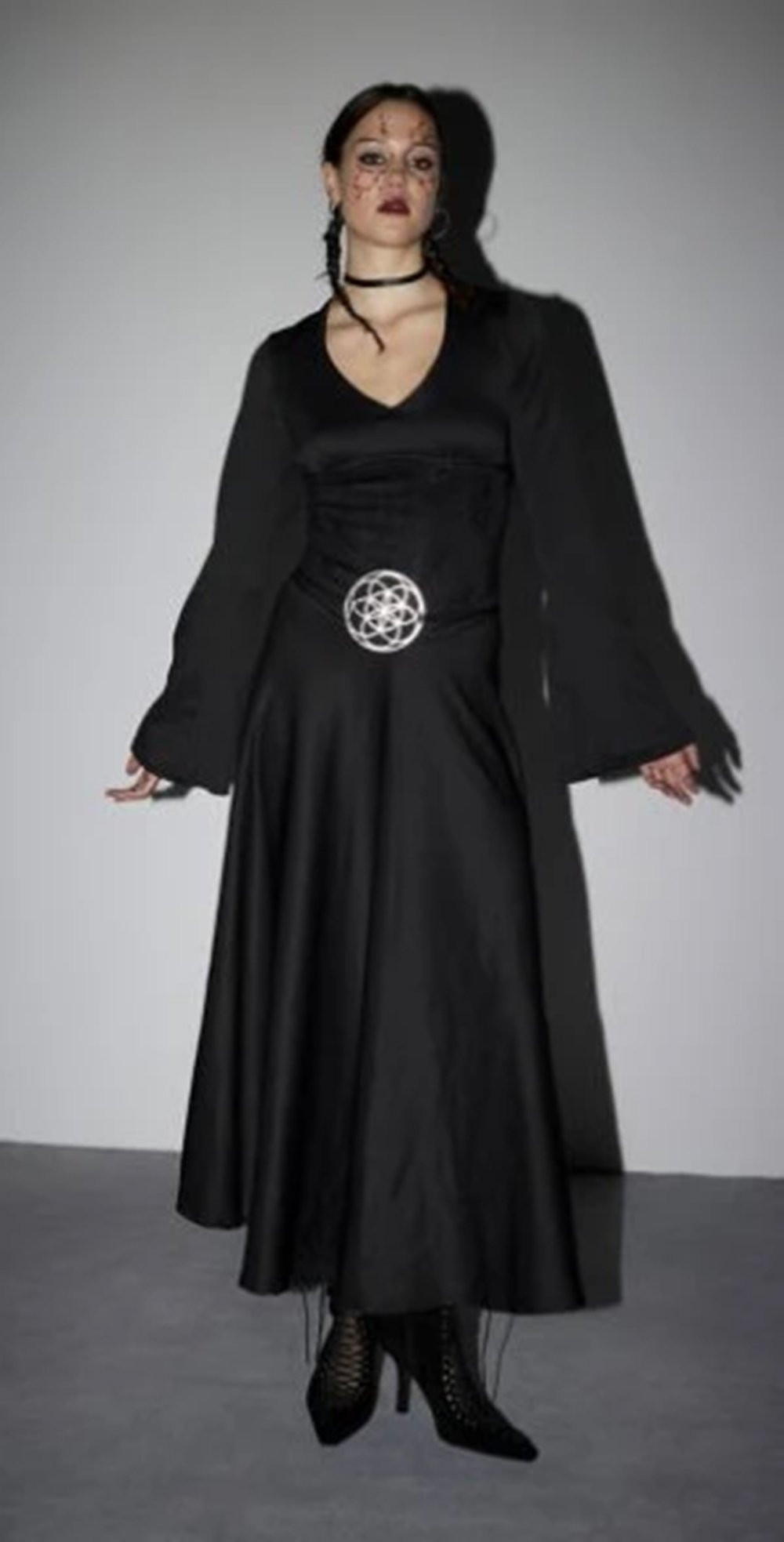 Beetlejuice Lydia Deetz Costume - Black Dress Set Lydia Deetz Cosplay
