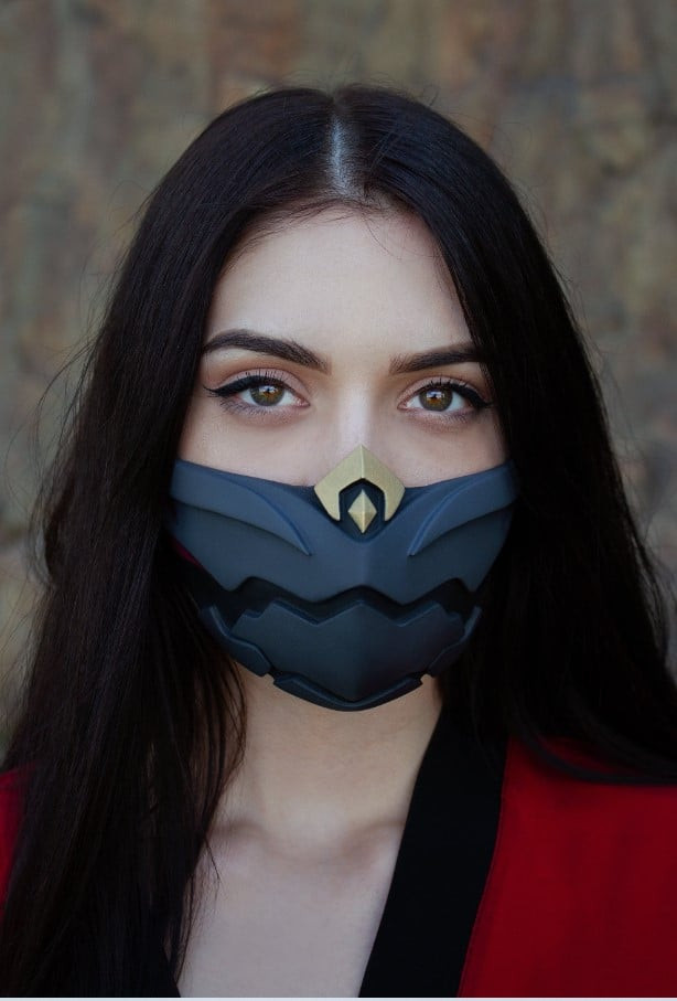 Genshin Impact Kuki Shinobu Mask - Kuki Shinobu Cosplay Costume Mask