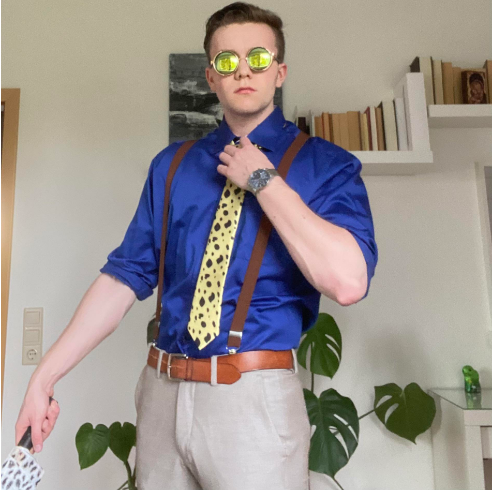 Jujutsu Kaisen Kento Nanami Tie - Kento Nanami Cosplay Costume