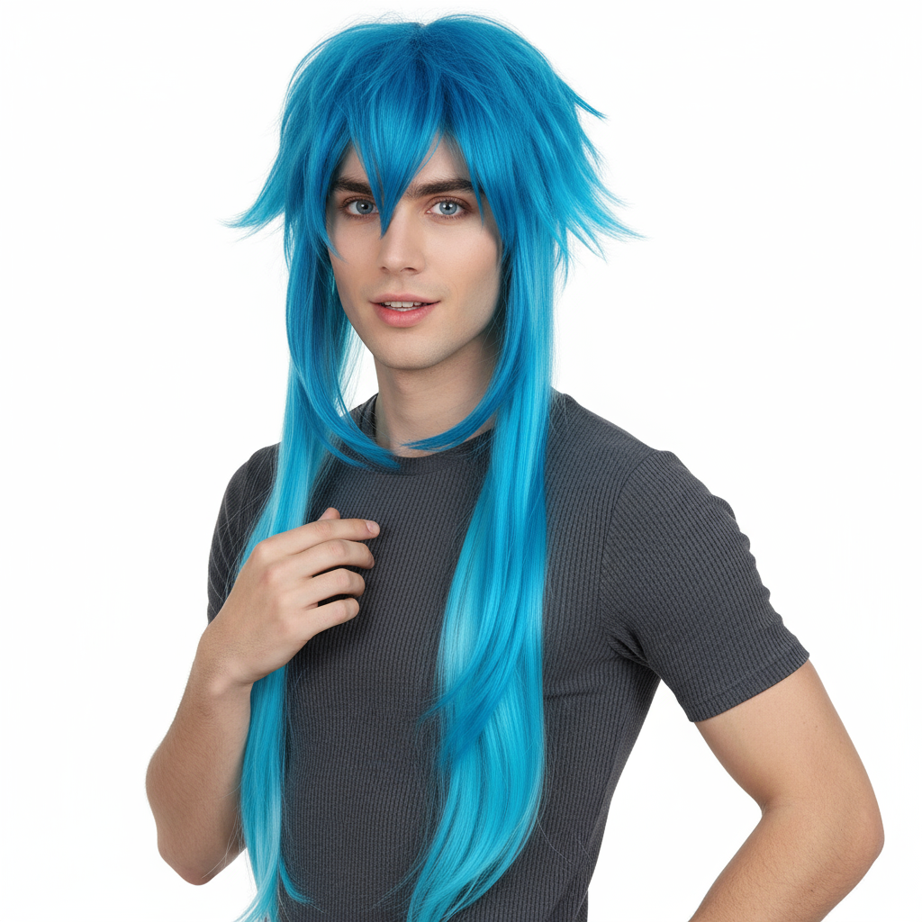 Dramatical Murder Aoba Seragaki Wig - Aoba Seragaki Costume Wig Prop