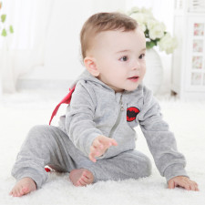 Baby Grey Batman Costume InCharacter - Onesie Jumpsuit Grey Batman Cosplay