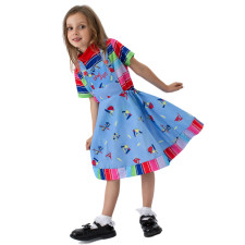 Chucky Costume - Girls Chucky Good Guys Dress Cosplay