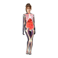 Horror Body Structure Lycra Bodysuit Cosplay Costume