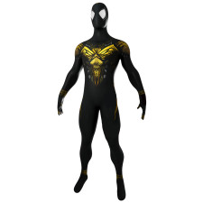 Midnight Sun Venom Suit Costume - Black And Gold Bodysuit Mask Venom Cosplay