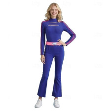 Zombies 4 Addison Wells Costume - Purple Jumpsuit Addison Wells Cosplay