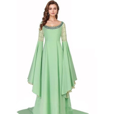 The Lord of the Rings Arwen Costume - Light Green Dress Elven Princess Arwen Cosplay