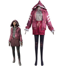 Dead by Daylight Feng Min Bunny Skin Costume - Pink Jacket Skirt Set Feng Min Bunny Skin Cosplay