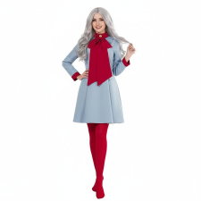 Lady Gaga Die With A Smile Music Video Outfit Costume - Blue Dress Stockings Set Lady Gaga Cosplay