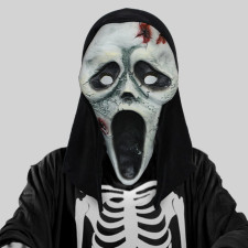 Scream VI Ghostface Mask - Crushed Ghostface Cosplay Costume Mask Prop