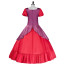 Cinderella Evil Stepsister Anastasia Costume - Red Dress Anastasia Cosplay
