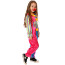 Kids Clown Costume - Rainbow Jumpsuit Clown Cosplay